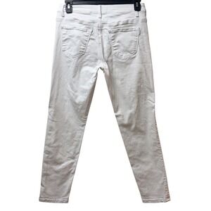Nature White Distressed Skinny Jeans Size 30 Stretch Denim Mid Rise Ankle